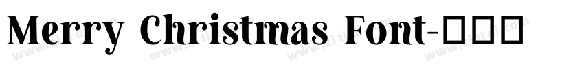 Merry Christmas Font字体转换 Merry Christmas Font字体转换